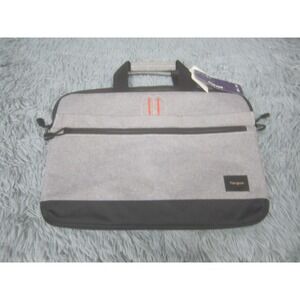 Targus Laptop Carrying Bag NWT Gray Black Strata 15.6''